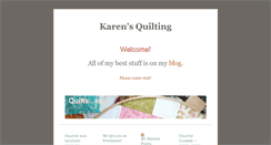 Desktop Screenshot of karensquilting.com